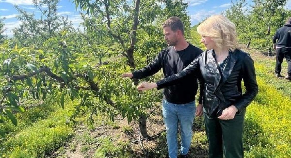 Δίπλα στους αγρότες η Θεοδώρα Τζάκρη