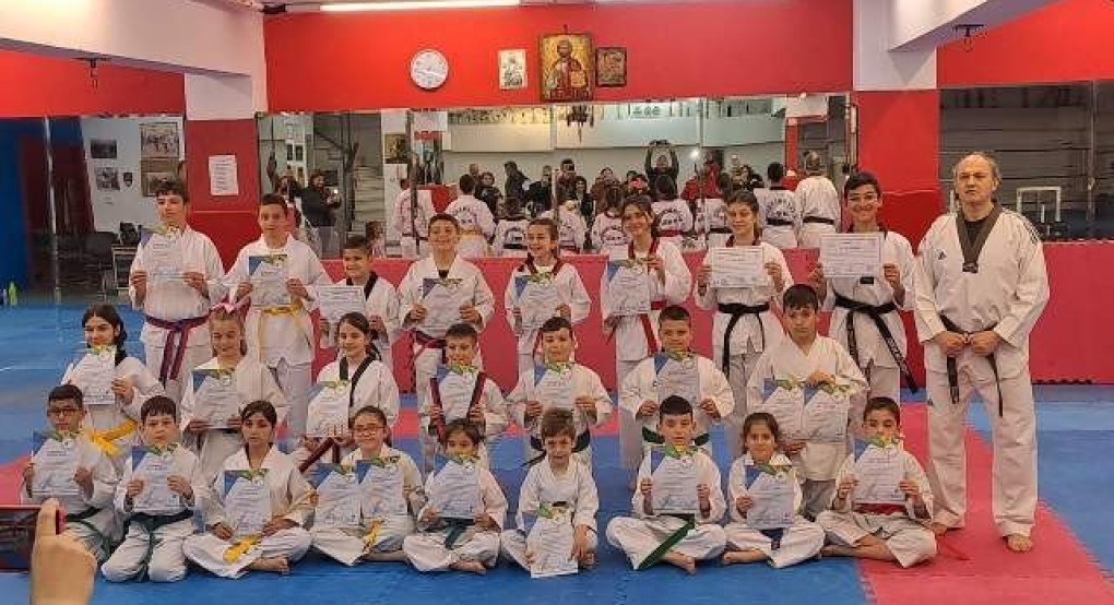 Προήχθησαν με επιτυχία μαθητές Taekwondo του "Μ. Αλεξάνδρου" Γιαννιτσών