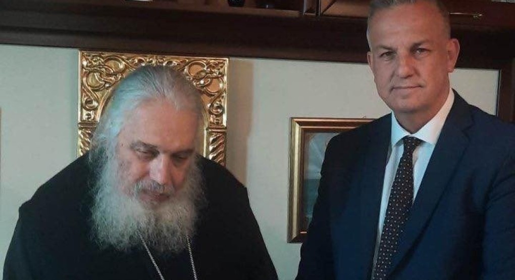 Γρηγόριος Δέλλιος: Επίσκεψη στον Σεβασμιώτατο Μητροπολίτη κ. Ιωήλ