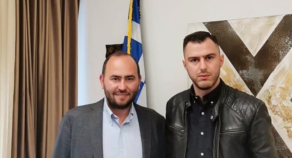 Συνάντηση του προέδρου της ΟΝΝΕΔ Πέλλας με τον Λάκη Βασιλειάδη