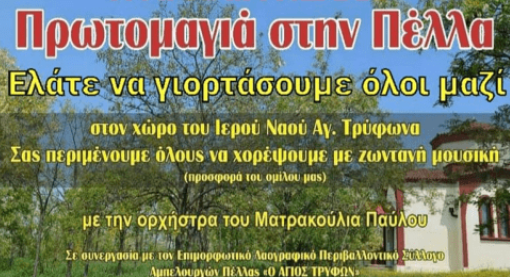 Πρωτομαγιά από την "Αρχαία Πέλλα" και ορχήστρα Ματρακούλια