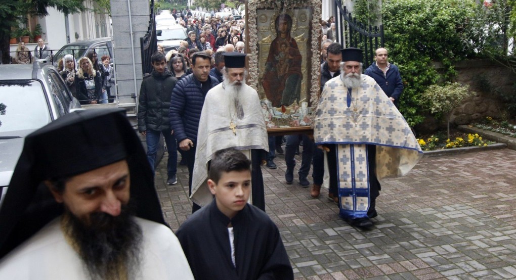 Λιτανεία επιστροφής της Παναγίας Ελεούσης στην Έδεσσα