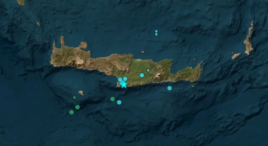 Νύχτα αγωνίας για τους κατοίκους της Κρήτης μετά τα 5,1 Ρίχτερ