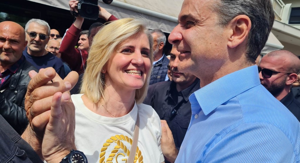 Η υποδοχή της Γεωργίας Σταμενίτη στον Πρωθυπουργό Η υποδοχή της Γεωργίας Σταμενίτη στον Πρωθυπουργό