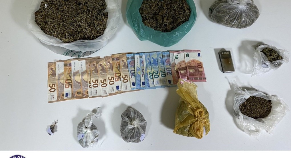Στα "πράσα" με ένα κιλό κάνναβη Στα "πράσα" με ένα κιλό κάνναβη