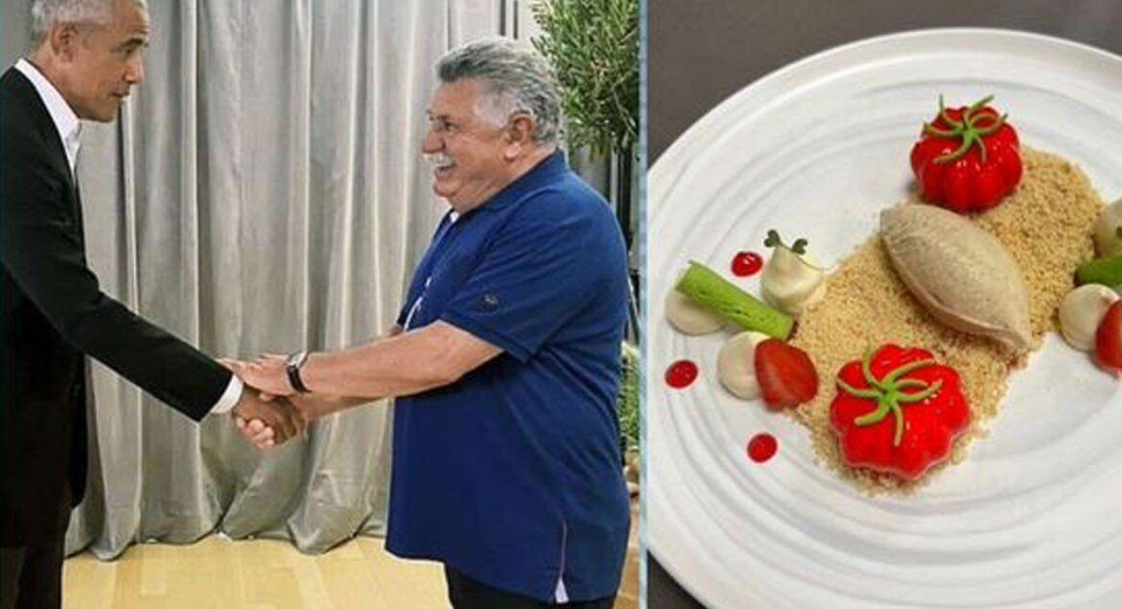 Αυτό είναι το γεύμα που ετοίμασε για τον Barack Obama ο Λευτέρης Λαζάρου