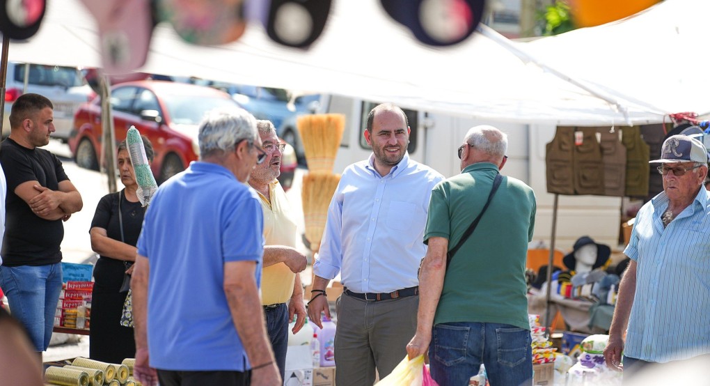 Στα Γιαννιτσά και τη ΔΕ Μενηίδος ο Λάκης Βασιλειάδης Στα Γιαννιτσά και τη ΔΕ Μενηίδος ο Λάκης Βασιλειάδης