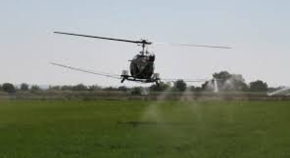 Διενέργεια αεροψεκασμών υπέρμικρου όγκου για την καταπολέμηση κουνουπιών στους ορυζώνες της Θεσσαλονίκης και της Ημαθίας από την ΠKM Διενέργεια αεροψεκασμών υπέρμικρου όγκου για την καταπολέμηση κουνουπιών στους ορυζώνες της Θεσσαλονίκης και της Ημαθίας από την ΠKM