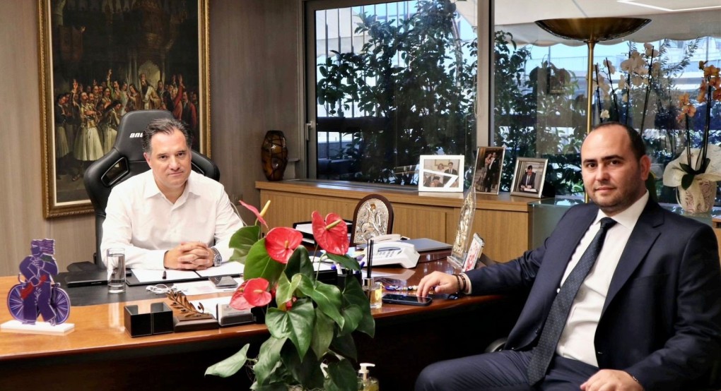 Συνάντηση Λάκη Βασιλειάδη με τον Άδωνι Γεωργιάδη Συνάντηση Λάκη Βασιλειάδη με τον Άδωνι Γεωργιάδη