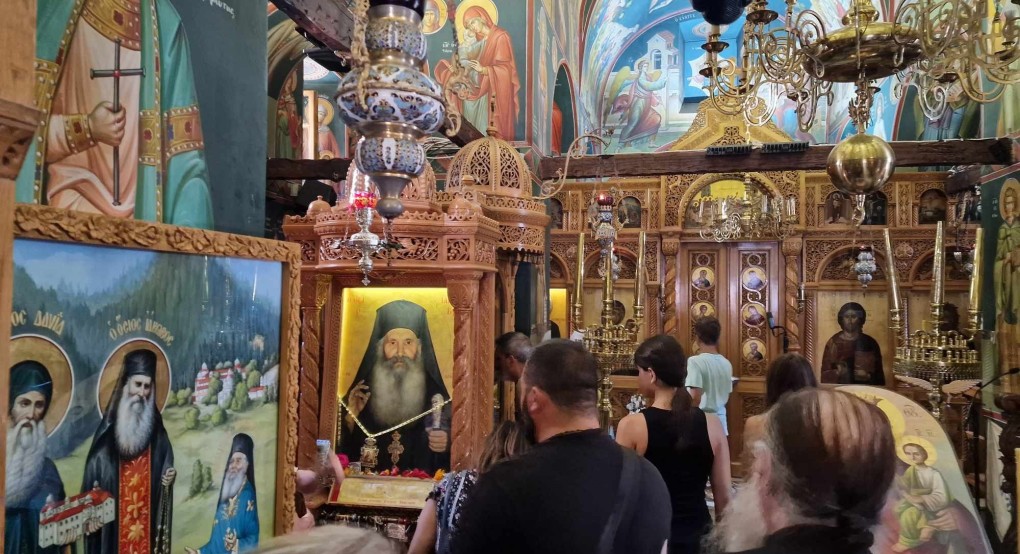 Επίσκεψη στην ΙΜ Οσίου Δαυίδ στην Εύβοια (φωτό και βίντεο) Επίσκεψη στην ΙΜ Οσίου Δαυίδ στην Εύβοια (φωτό και βίντεο)