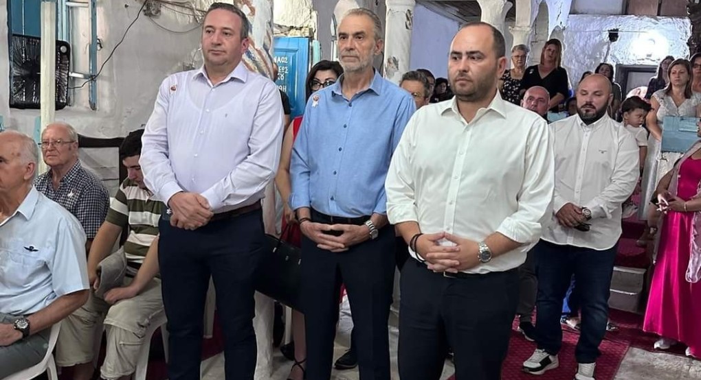 Στον Ιστορικό Ναό του Γαρεφίου ο Λάκης Βασιλειάδης Στον Ιστορικό Ναό του Γαρεφίου ο Λάκης Βασιλειάδης
