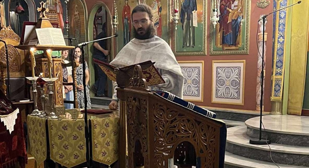 Την θεία λειτουργία των Αποστολικών Διαταγών τέλεσε ο πατήρ Νίκανδρος Την θεία λειτουργία των Αποστολικών Διαταγών τέλεσε ο πατήρ Νίκανδρος