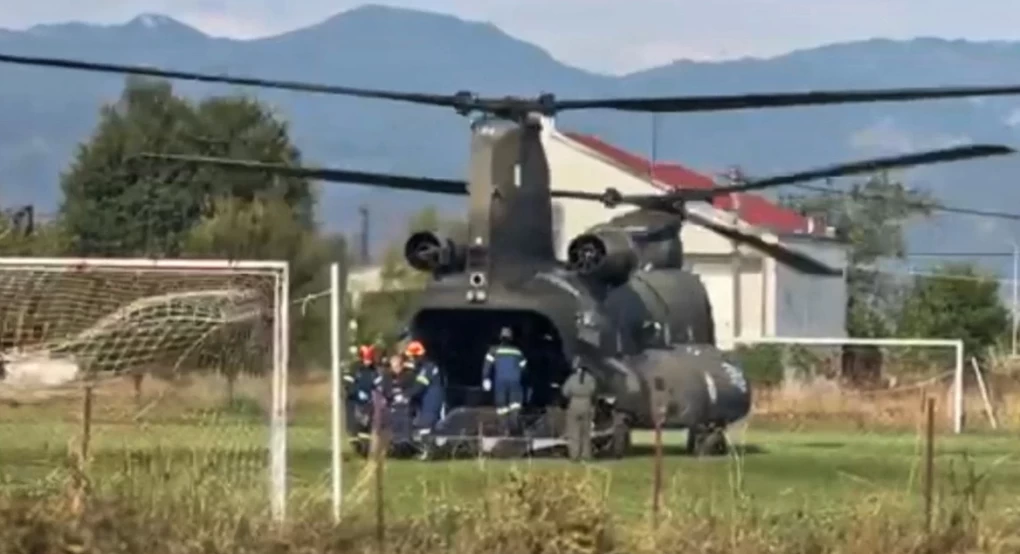 Καρδίτσα: Με ελικόπτερο Σινούκ οι απεγκλωβισμοί από το πρωί της Παρασκευής
