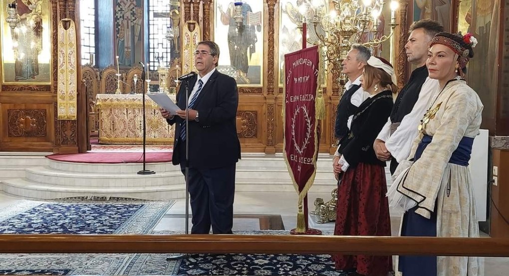 Συγκινημένος ο Ιορδάνης Τζαμτζής: Δεν ξεχνάμε τους Έλληνες της Ανατολής Συγκινημένος ο Ιορδάνης Τζαμτζής: Δεν ξεχνάμε τους Έλληνες της Ανατολής