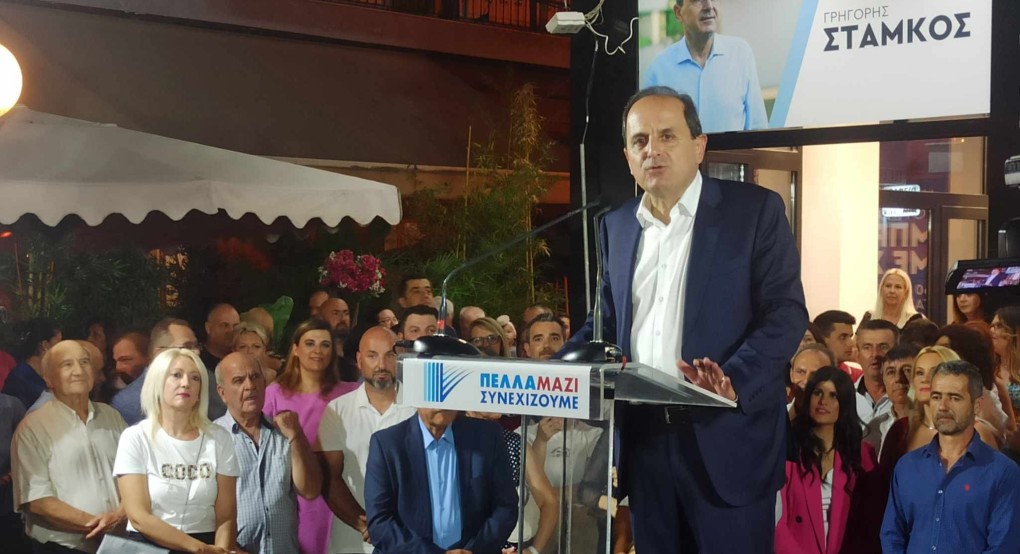 Οι προεκλογικές ομιλίες του Γρηγόρη Στάμκου