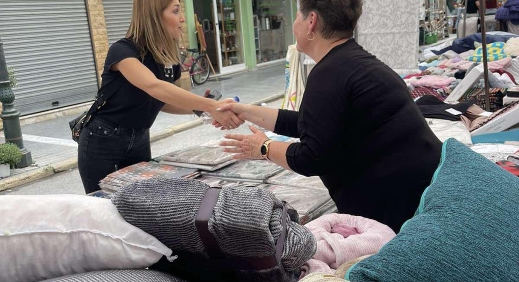 Δέσποινα Βασιλειάδου: Κοντά στους κατοίκους Αριδαίας και Έδεσσας Δέσποινα Βασιλειάδου: Κοντά στους κατοίκους Αριδαίας και Έδεσσας