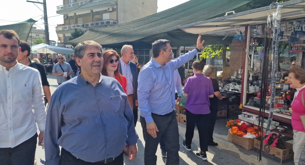 Ο Απόστολος Τζιτζικώστας στην Πέλλα και την Αριδαία Ο Απόστολος Τζιτζικώστας στην Πέλλα και την Αριδαία