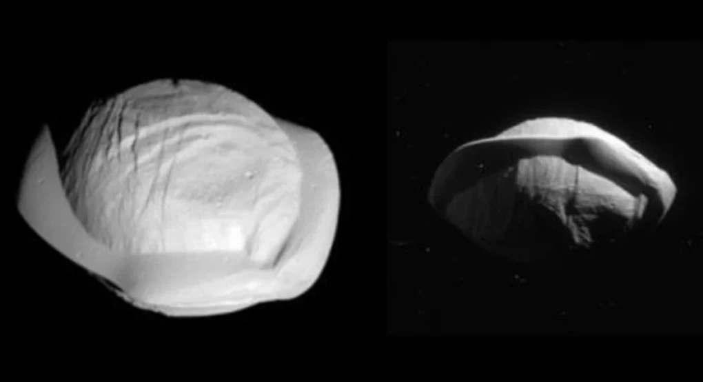Η NASA δημοσίευσε για πρώτη φορά φωτογραφίες από φεγγάρι του Κρόνου Η NASA δημοσίευσε για πρώτη φορά φωτογραφίες από φεγγάρι του Κρόνου