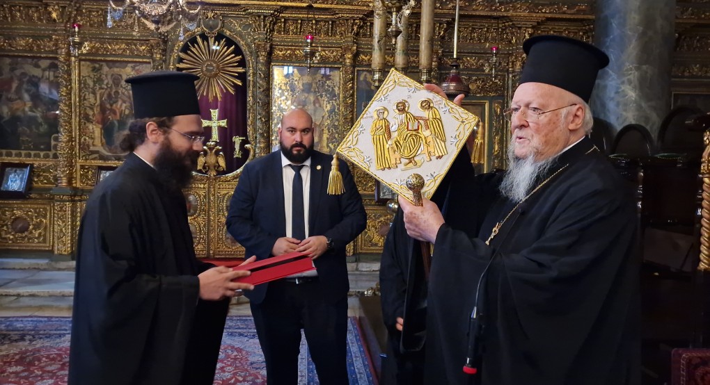Ο Άγιος Ανδρέας και το συμβολικό δώρο στον Οικουμενικό Πατριάρχη