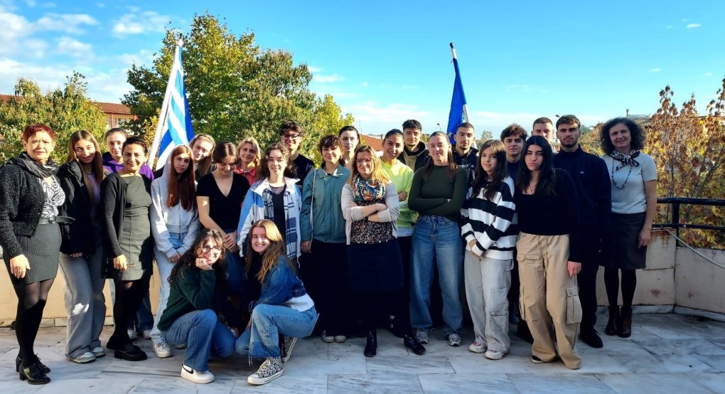 Ευρωπαϊκό πρόγραμμα Erasmus+: Το 1ο Γενικό Λύκειο Γιαννιτσών φιλοξένησε αντιπροσωπεία από τη Γαλλία
