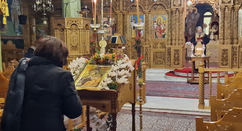 Αριδαία: Έφτασε η ιερή εικόνα της Παναγίας με την τίμια ζώνη