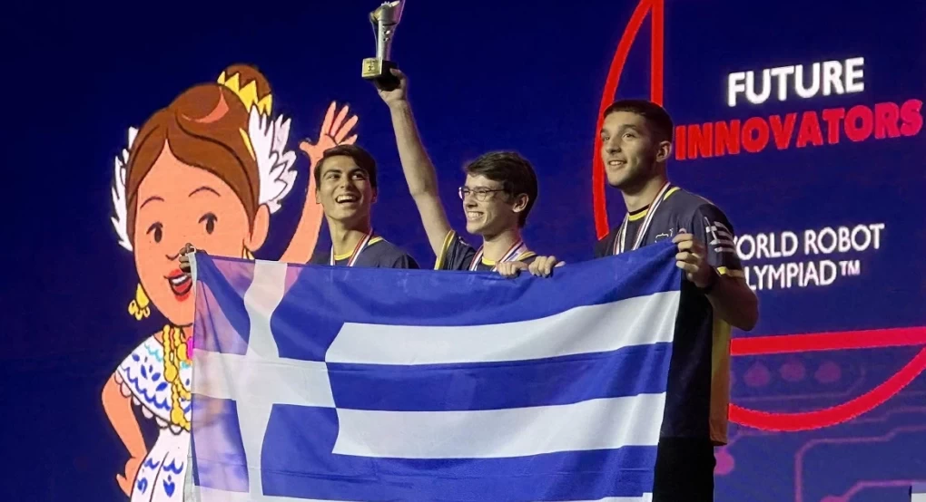 Πρωτιά για την ελληνική αποστολή στην Ολυμπιάδα Ρομποτικής Πρωτιά για την ελληνική αποστολή στην Ολυμπιάδα Ρομποτικής