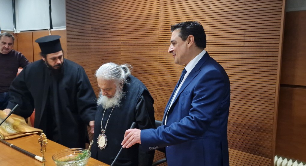 Άριστες σχέσεις του Μητροπολίτη Ιωήλ με τον νέο Δήμαρχο Έδεσσας Άριστες σχέσεις του Μητροπολίτη Ιωήλ με τον νέο Δήμαρχο Έδεσσας
