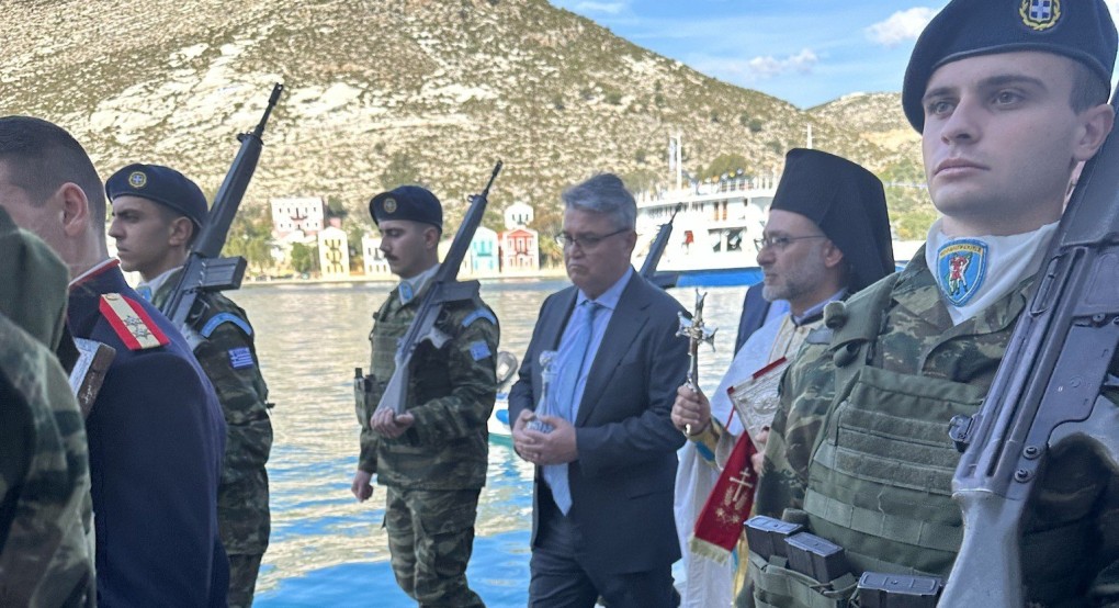 Δημήτρης Νατσιός από Καστελλόριζο: Κάθε χούφτα γης ελληνικής είναι ζυμωμένη με κόκκαλα Ελλήνων ιερά.
