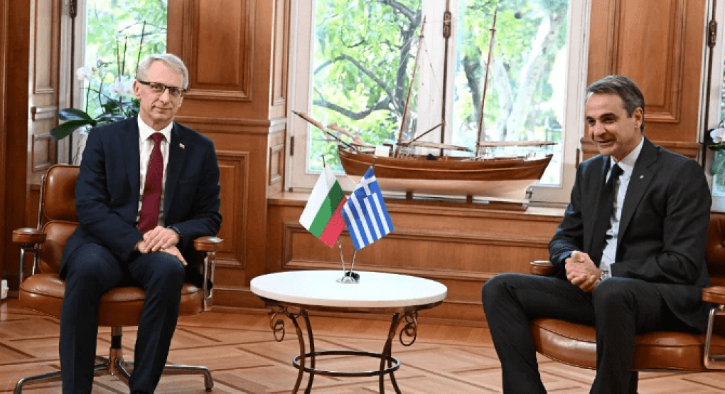 Ελληνοβουλγαρική συνεργασία σε ενέργεια και μεταφορές στην συνάντηση Μητσοτάκη – Ντένκοφ