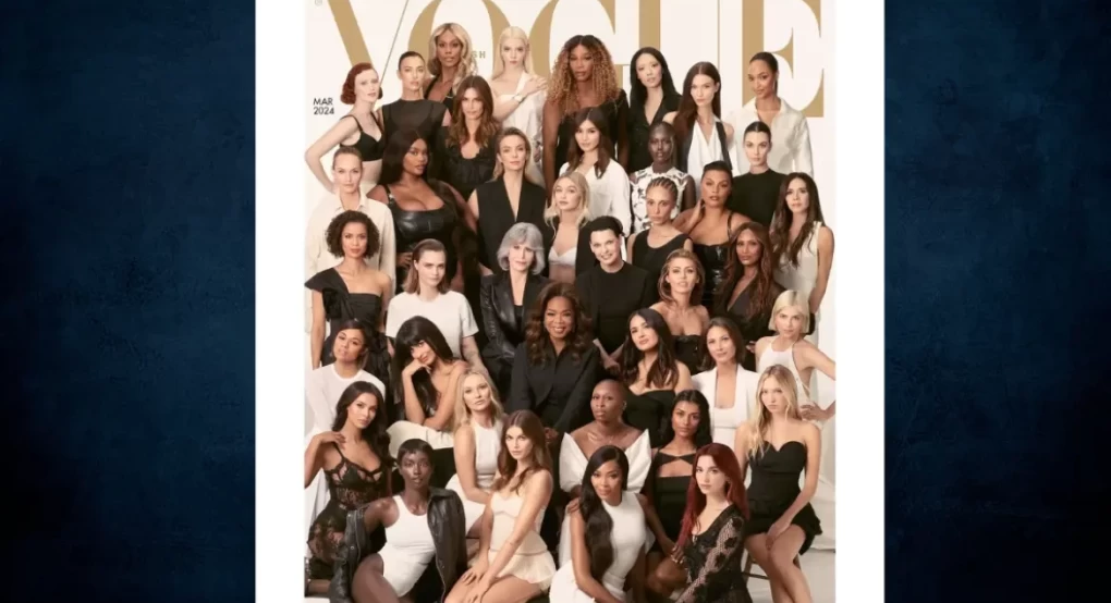 Vogue: Σπάνιο εξώφυλλο για τη βρετανική έκδοση - 40 διάσημες γυναίκες φωτογραφήθηκαν μαζί