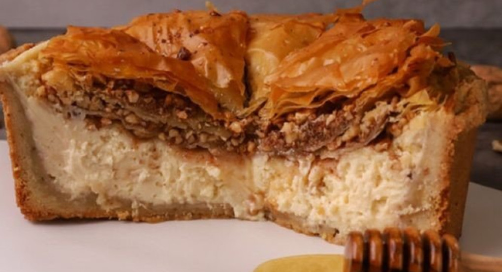 Τσίζκέικ με μπακλαβά!