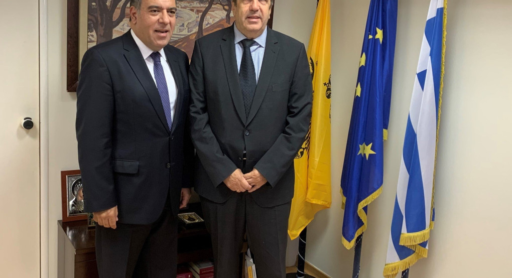 Συνάντηση του Υφυπουργού Τουρισμού Μ.Κόνσολα με το Προεδρείο της Ελληνικής Συνομοσπονδίας Εμπορίου και Επιχειρηματικότητας