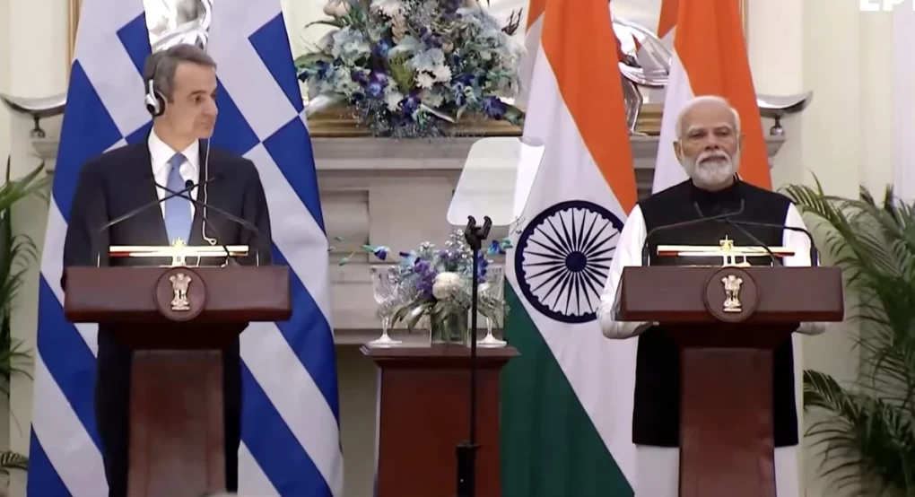 Μητσοτάκης από Νέο Δελχί: Η Ελλάδα είναι η πύλη εισόδου της Ινδίας στην Ευρώπη -Ενισχύουμε τις διμερείς μας σχέσεις
