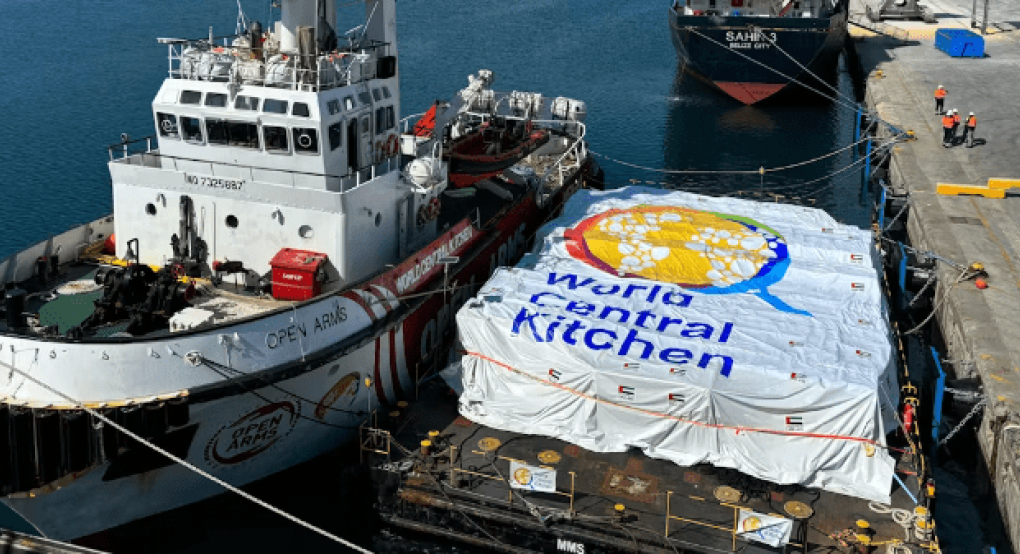 Κύπρος: Αναχώρησε για τη Γάζα πλοίο με 200 τόνους τρόφιμα