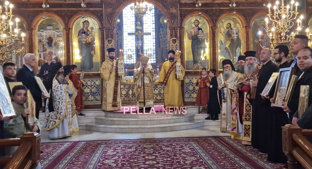 Με λαμπρότητα η Κυριακή της Ορθοδοξίας στην ΙΜ Εδέσσης Πέλλης και Αλμωπίας