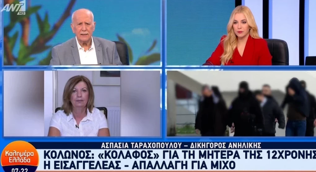 «Είναι αδιανόητο να λέμε ότι ένα παιδάκι είχε επιλέξει να εκδίδεται για βιοπορισμό», λέει η δικηγόρος 12χρονης από τον Κολωνό