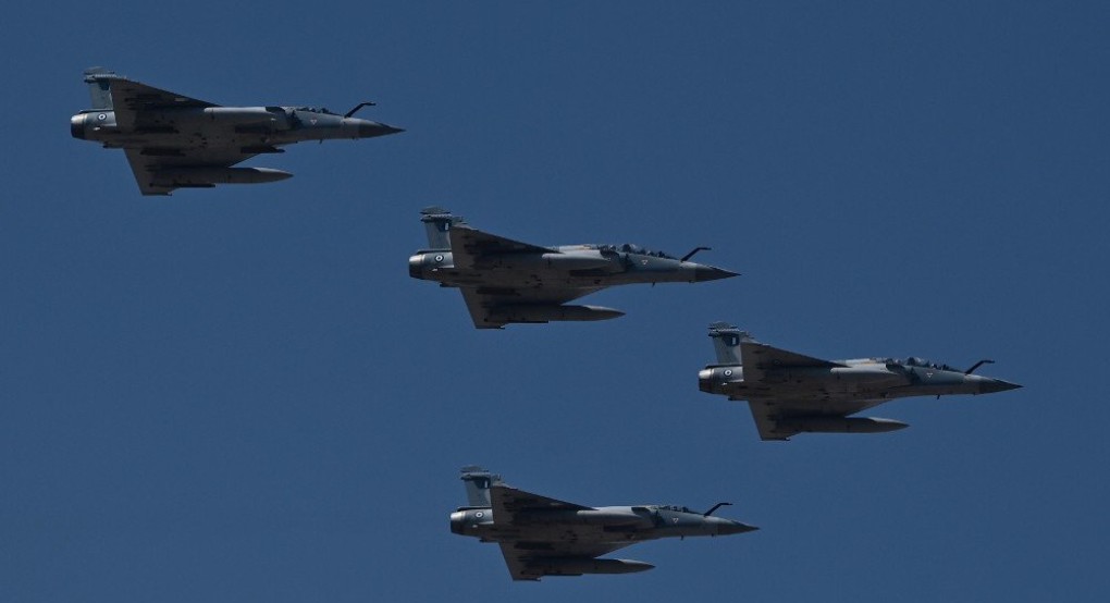 Πτήσεις μαχητικών αεροσκαφών πάνω από την Αθήνα ενόψει 25ης Μαρτίου
