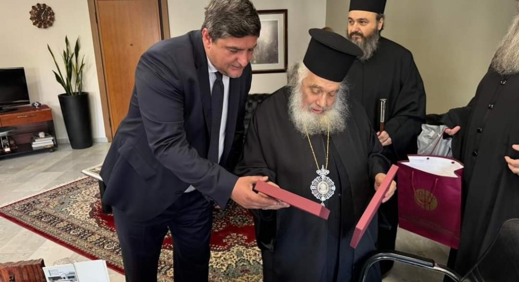 Στον Δήμαρχο Πέλλας ο Μητροπολίτης Ιωήλ Στον Δήμαρχο Πέλλας ο Μητροπολίτης Ιωήλ