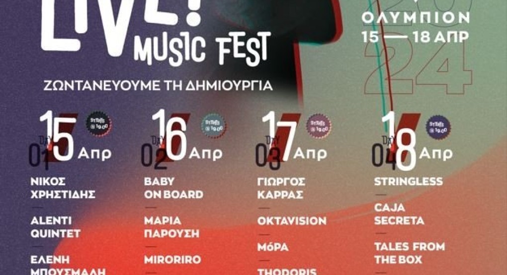 Αρχίζει το #SKGLIVE! MUSIC FEST – «Ζωντανεύουμε τη δημιουργία»