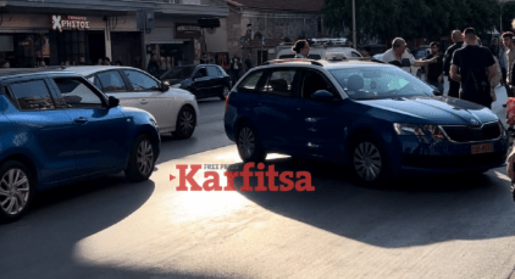 Τροχαίο στo κέντρο της πόλης μπροστά στην Καμάρα (video)