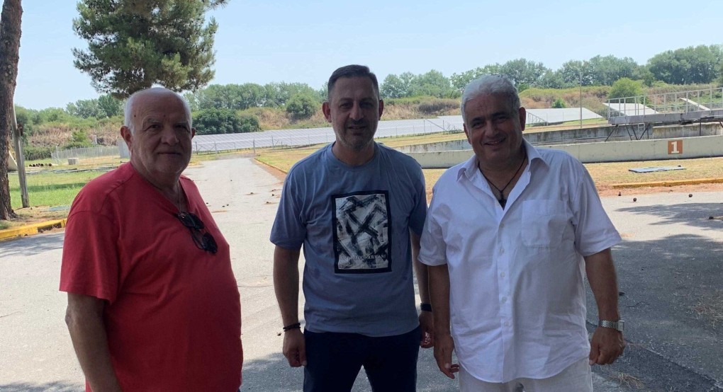 Ο Πρόεδρος του Δημοτικού Συμβουλίου Βέροιας Γ. Μιχαηλίδης στο Βιολογικό Καθαρισμό