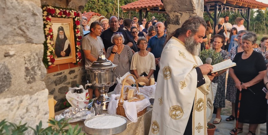 Αραβησσός: Παρουσία Σίμου Φωστηρόπουλου τα θυρανοίξια του Αγίου Παϊσίου