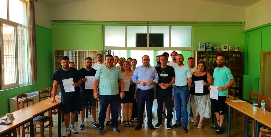 Λάκης Βασιλειάδης: Στους Νέους Γεωργούς της Π.Ε. Πέλλας από τον ΕΛΓΟ ΔΗΜΗΤΡΑ Σκύδρας
