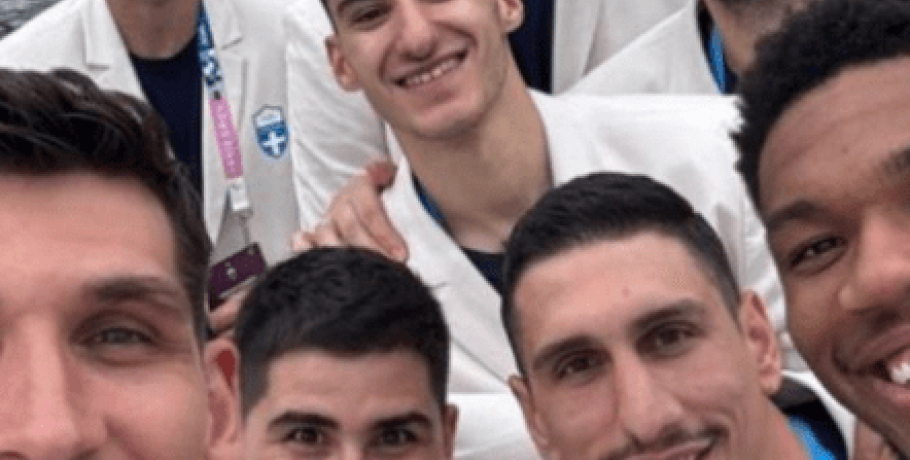 Εθνική Ελλάδας: Η selfie πριν από την τελετή έναρξης των Ολυμπιακών Αγώνων