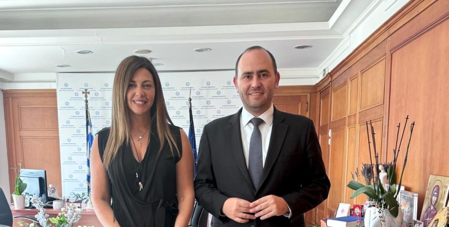 Λάκης Βασιλειάδης: Συνάντηση με Υπουργό Κοινωνική Συνοχής & Οικογένειας