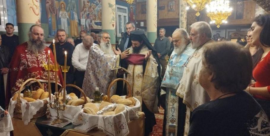 Σαρακηνοί Αλμωπίας: Πανηγυρικός Εσπερινός του Αγίου Νικολάου