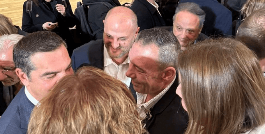Γιώργος Σγορούδης: Ο Συντονιστής της ΝΕ ΣΥΡΙΖΑ Πέλλας τετ α τετ με τον Αλέξη Τσίπρα