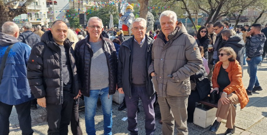 Παρών στην πορεία μνήμης για τα Τέμπη ο Δημήτρης Γιάντσης