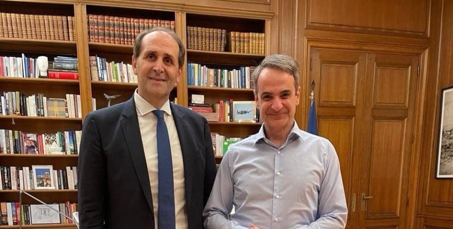 Συνάντηση Μητσοτάκη- Βεσυρόπουλου: Σημαντικά έργα για την Αλεξάνδρεια