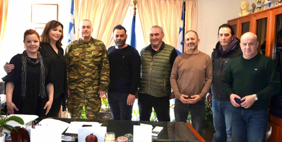 Συνάντηση της Δημάρχου Σκύδρας με τον νέο Υποδιοικητή της IIας Μ/Κ Μεραρχίας Πεζικού